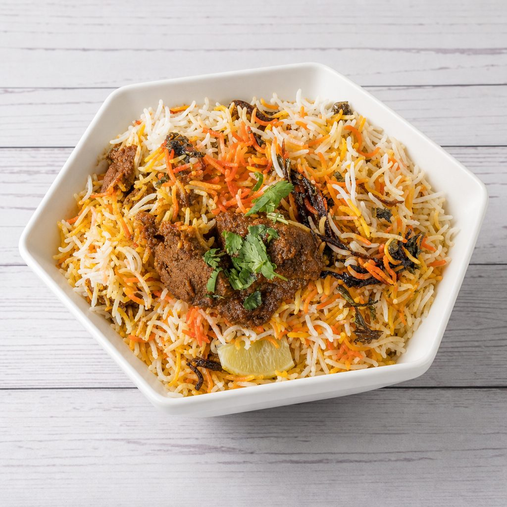 Goat Biryani.