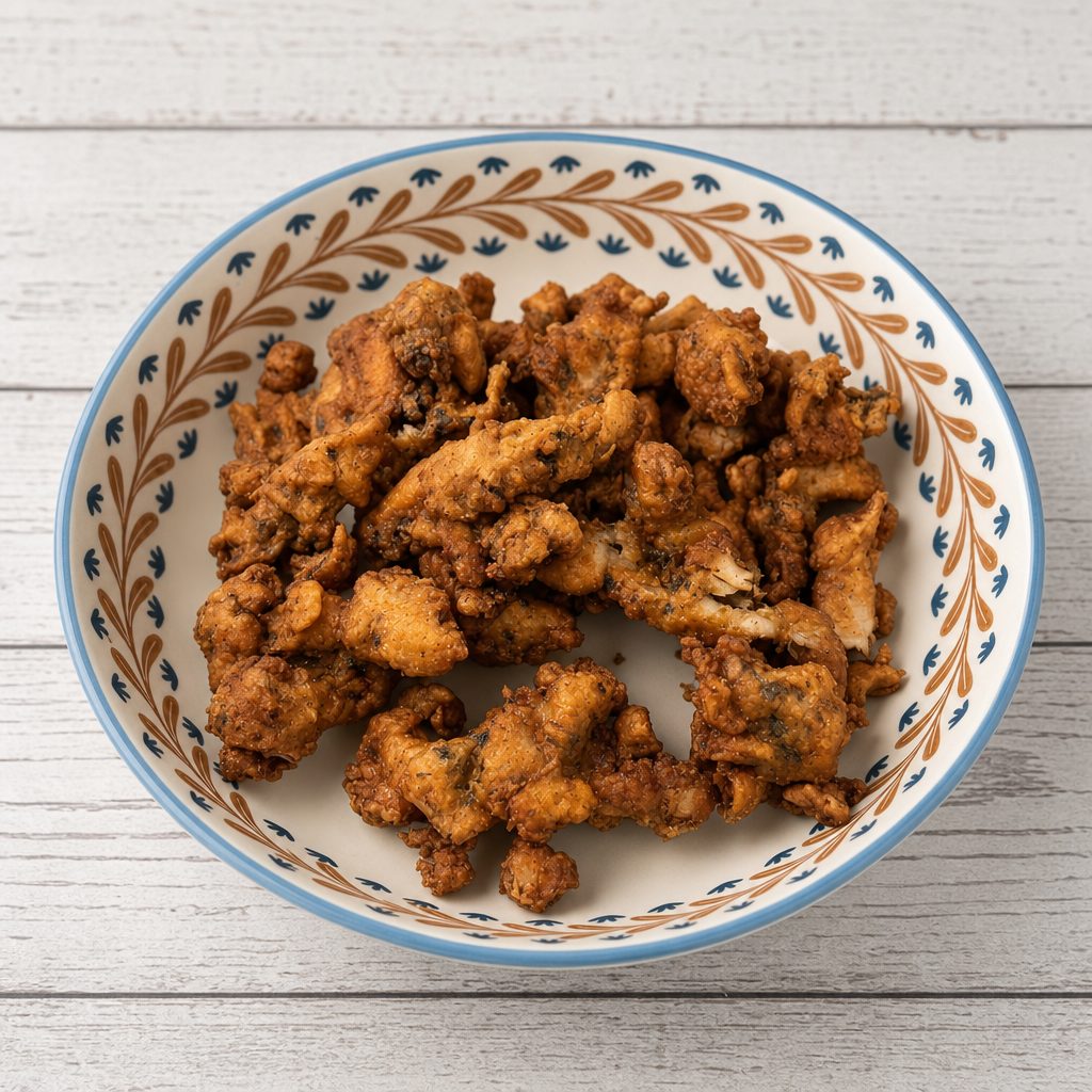 Chicken Cashew Pakora.
