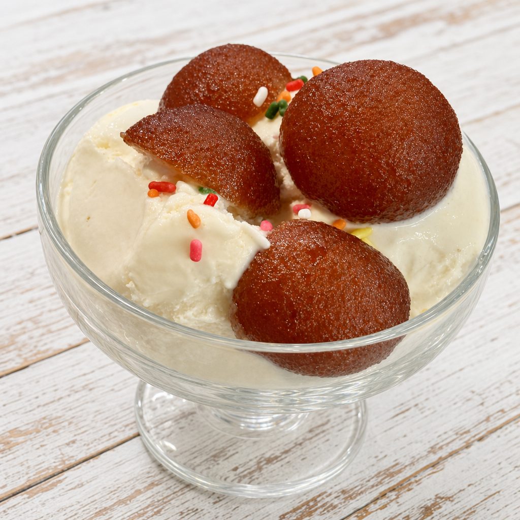 Gulab Jamun Cheesecake.