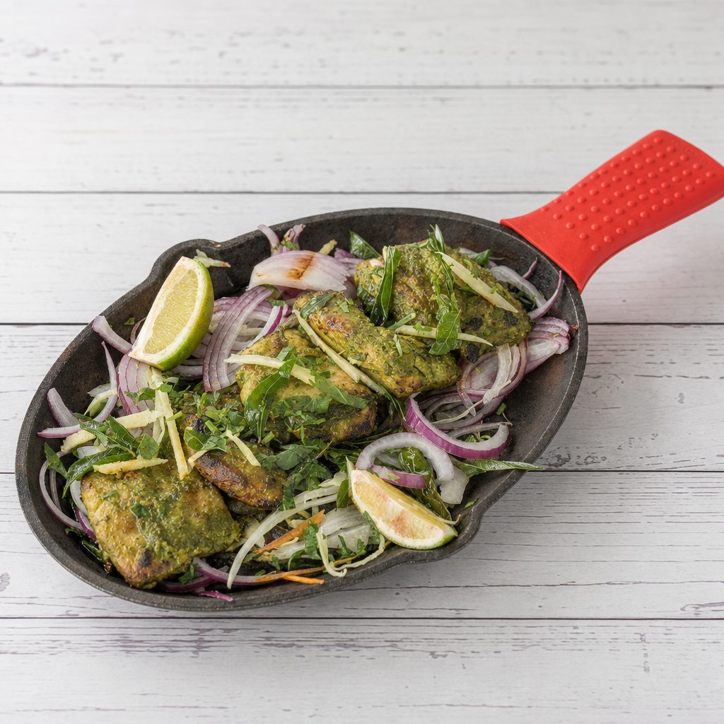 Hariyali Chicken Kebab.