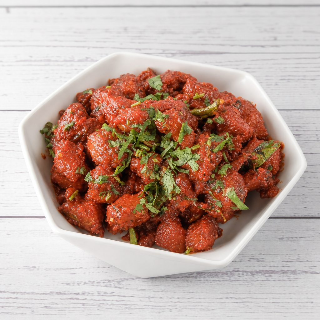 Chicken Andhra.