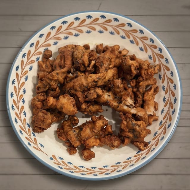 Chicken Cashew Pakora.