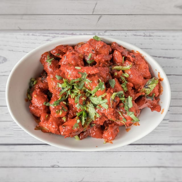 Chicken Andhra.